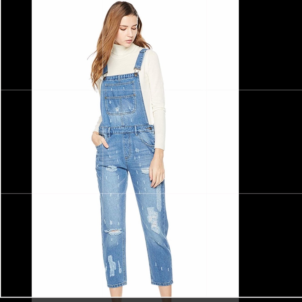 Blue Overalls only used once!